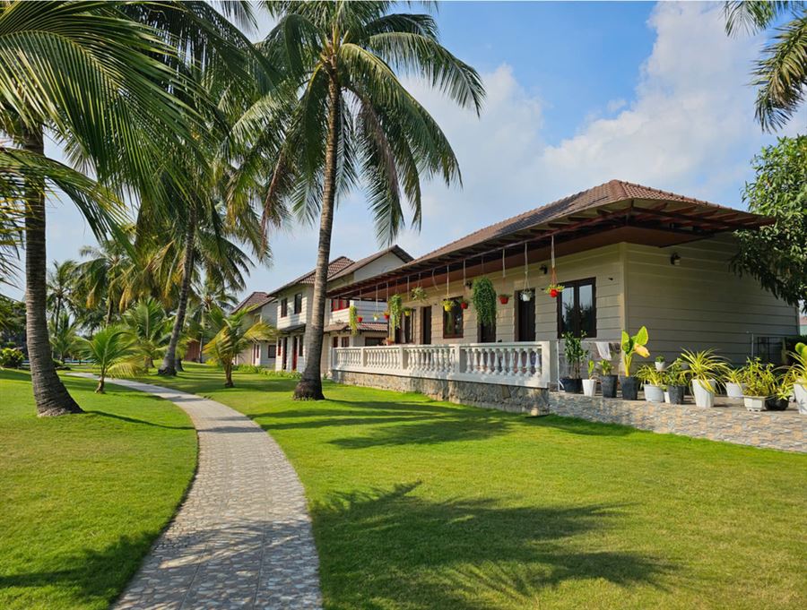 Khu biệt thự dưỡng lão cao cấp giữa vườn dừa xanh tại Resort Vina